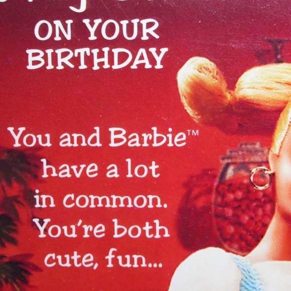 Barbie 1997 Calendar Birthday Card - Picture 8 of 10